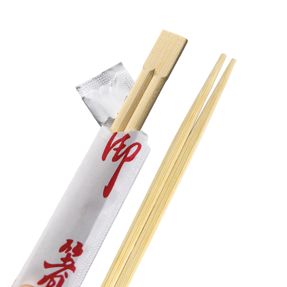 [2,000ct] 9" Twin  Paper-Wrapped Bamboo Chopsticks