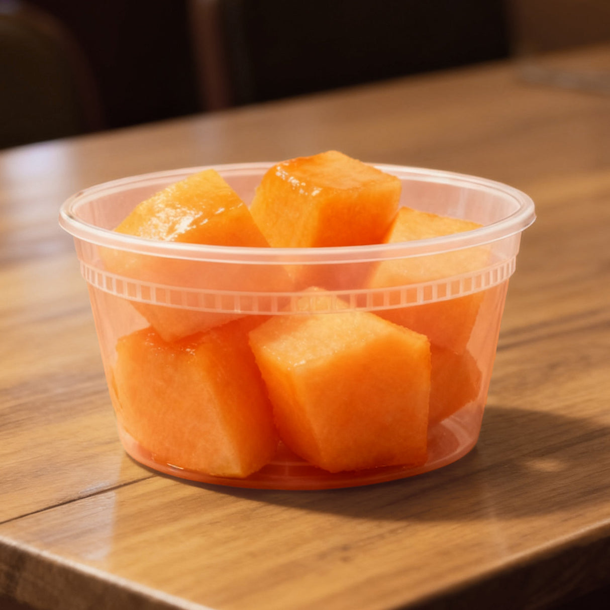 [240ct] 12 oz PP Plastic Heavy Duty Deli Containers with Lids | Microwavable | Clear