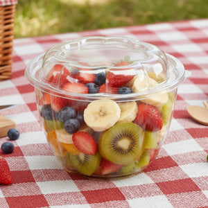 [150ct] 48oz PET Salad Bowl with Lid | Clear