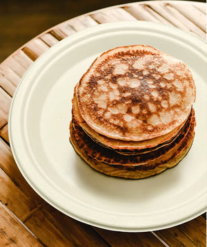 [500ct] 10" Compostable Bagasse Plates | Round | Natural