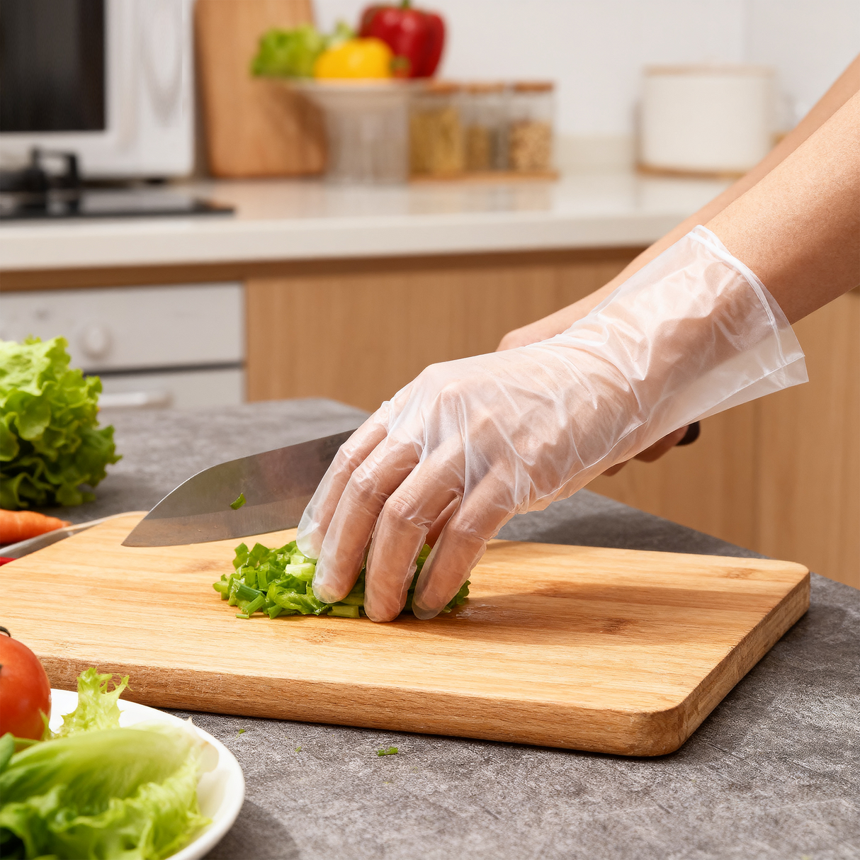 [1,000ct] Disposable CPE Gloves | X-Large | Clear