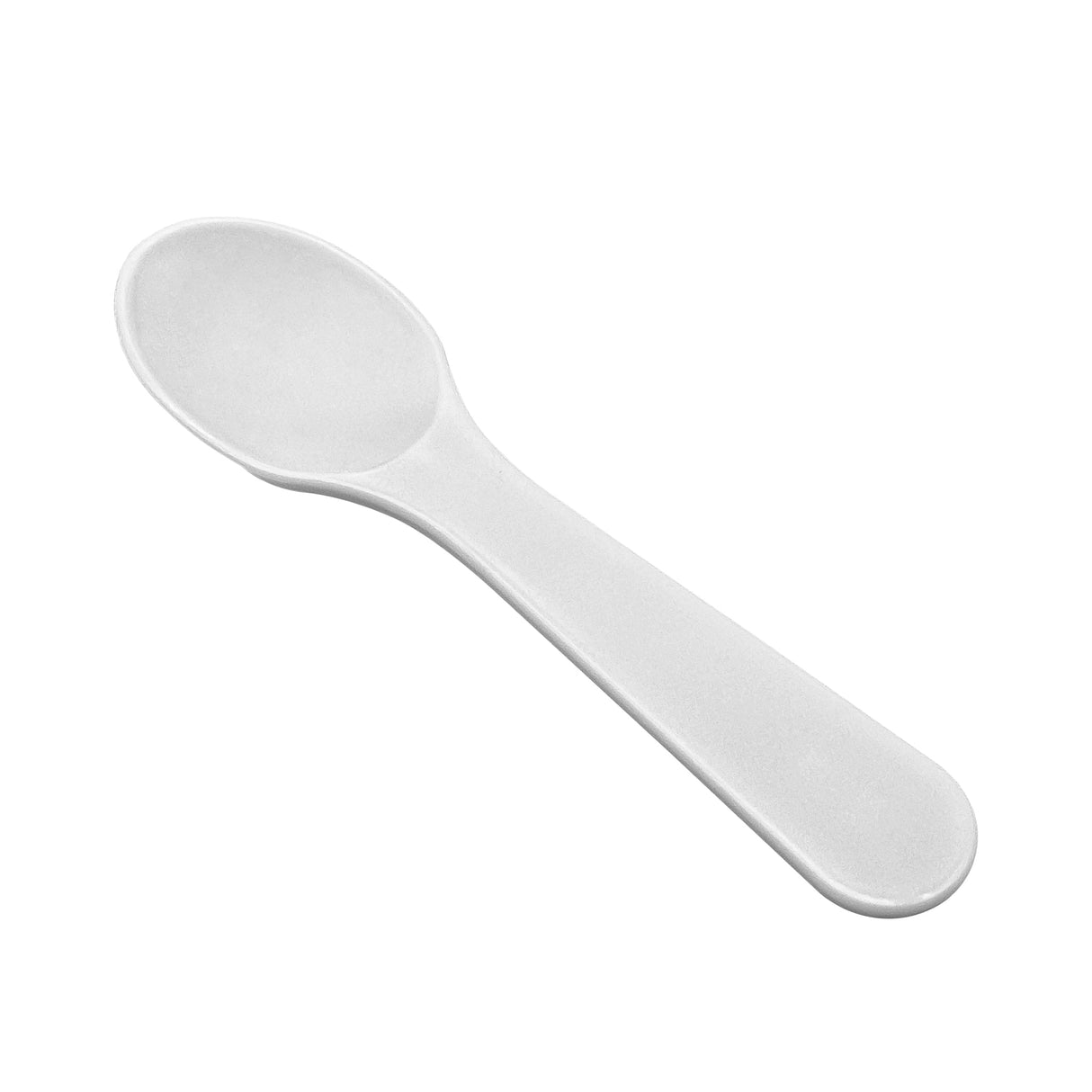 [4,000 ct] 3" PS Plastic Tasting Spoons | White