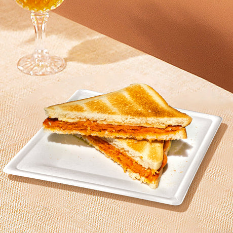 [500ct] 8"x8" Eco-Friendly Bagasse Plates | Square | White