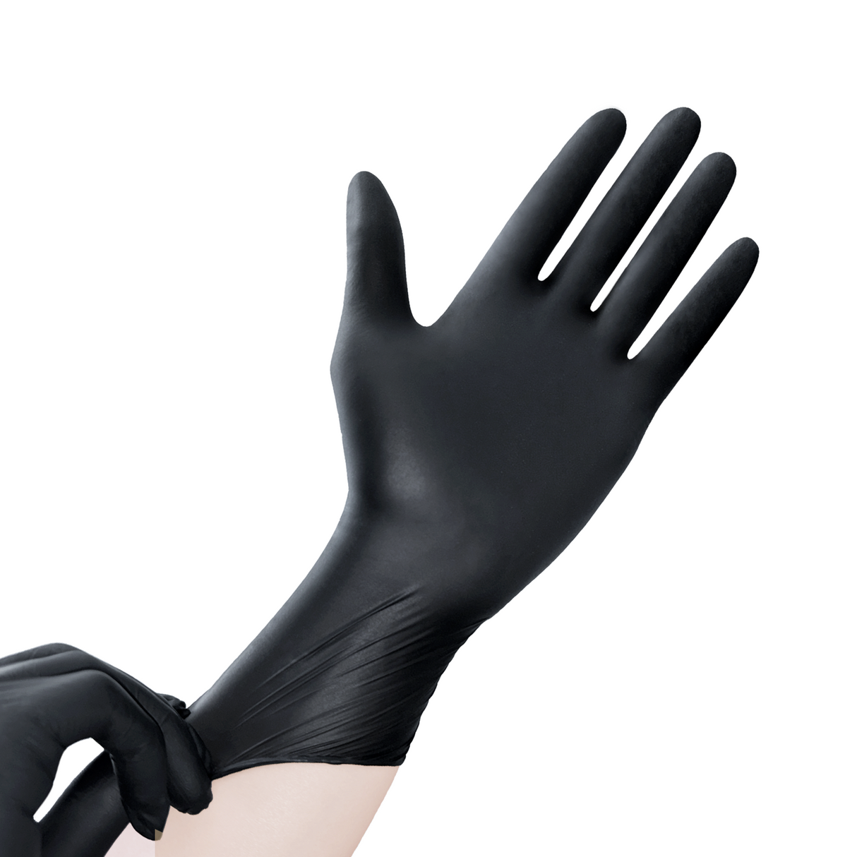 [1,000ct] Powder-Free Nitrile Gloves | Medium | Black