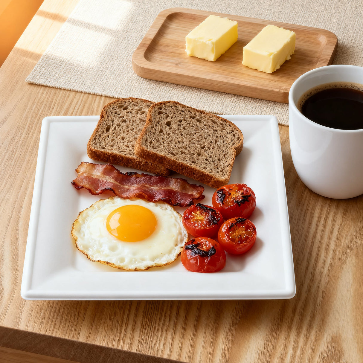 [500ct] 8"x8" Eco-Friendly Bagasse Plates | Square | White
