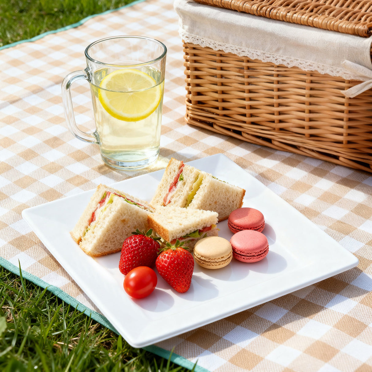 [500ct] 10"x10" Eco-Friendly Bagasse Plates | Square | White