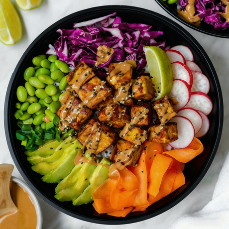 [150ct] 48 oz PP Plastic Microwaveable Takeout Containers & Lids | Round | Black