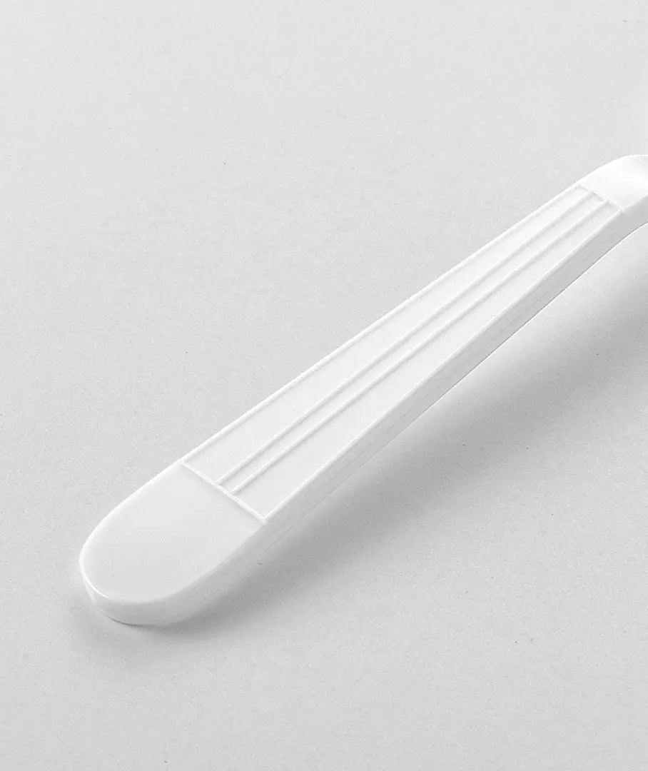 [1,000ct] PP Plastic Heavy Weight  Wrapped Soup Spoons | White