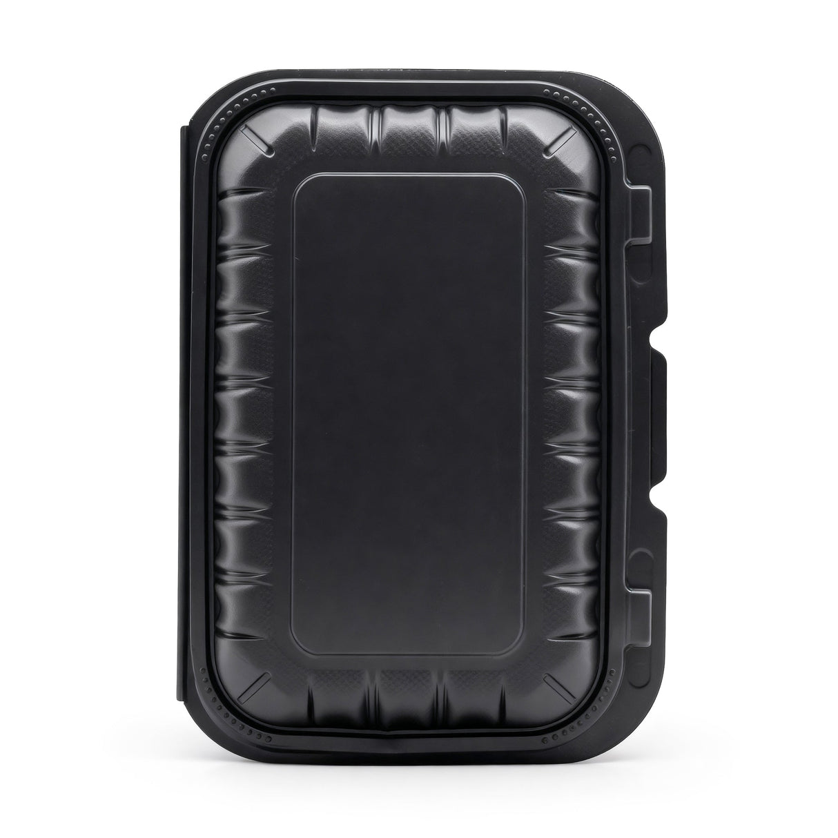 [150ct] 9"x 6" Mineral Filled  PP Hinged Containers | Black