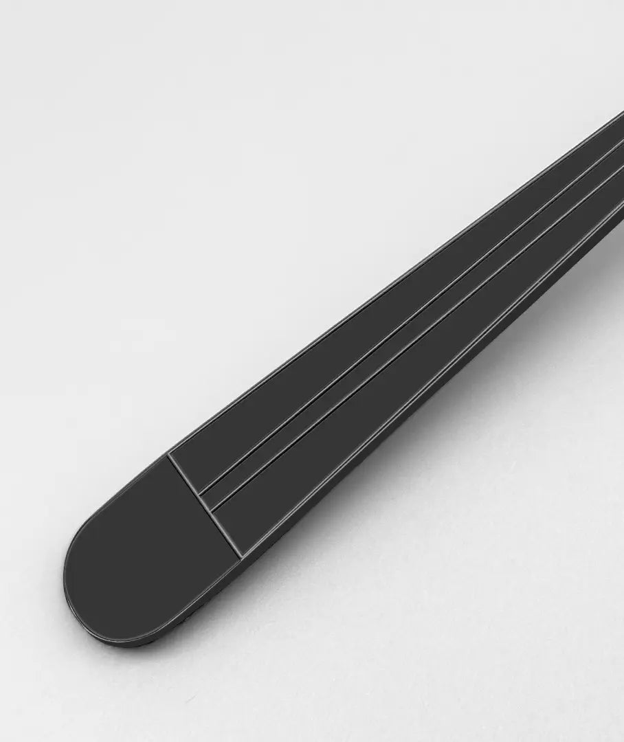 [1,000ct] PP Plastic Heavy Weight  Wrapped Soup Spoons | Black