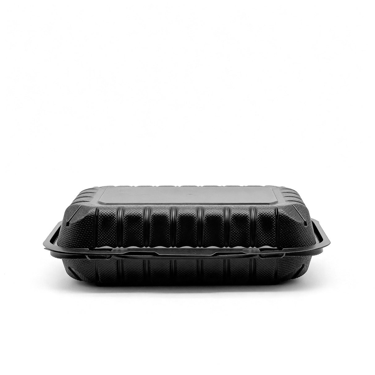 [150ct] 9"x 6" Mineral Filled  PP Hinged Containers | Black