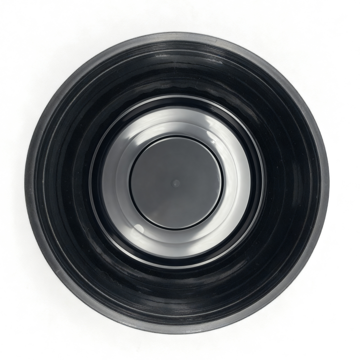 [150ct] 36 oz Microwaveable Heavy Weight Bowls & Lids | Round | Black