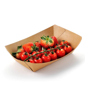 [500ct] 5lb Kraft Paper Food Trays