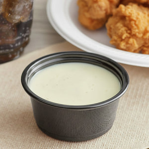 [2,500ct] 2 oz PP Plastic Portion Cups | Black