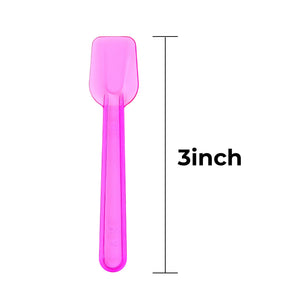 [4,000 ct] 3" PS Plastic Gelato Spoons | Assorted Colors