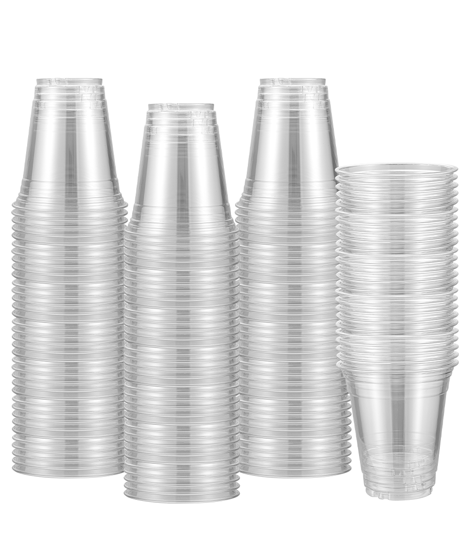 [1,000 ct] 12 oz PET Cold Cups | 98mm | Clear