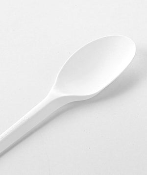 [1,000ct] PLA Heavy Weight Tea Spoons | White