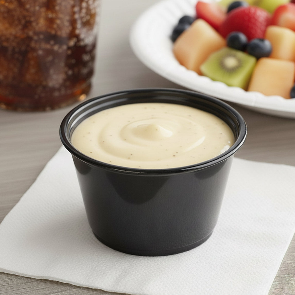 [2,500ct] 4 oz PP Plastic Portion Cups | Black