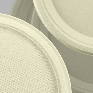 [500ct] 9" Compostable  Bagasse  Plates | Round | Natural