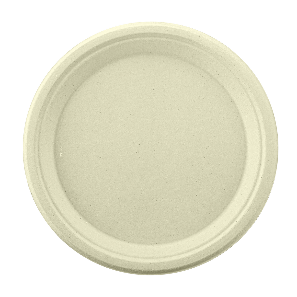 [500ct] 9" Compostable  Bagasse  Plates | Round | Natural
