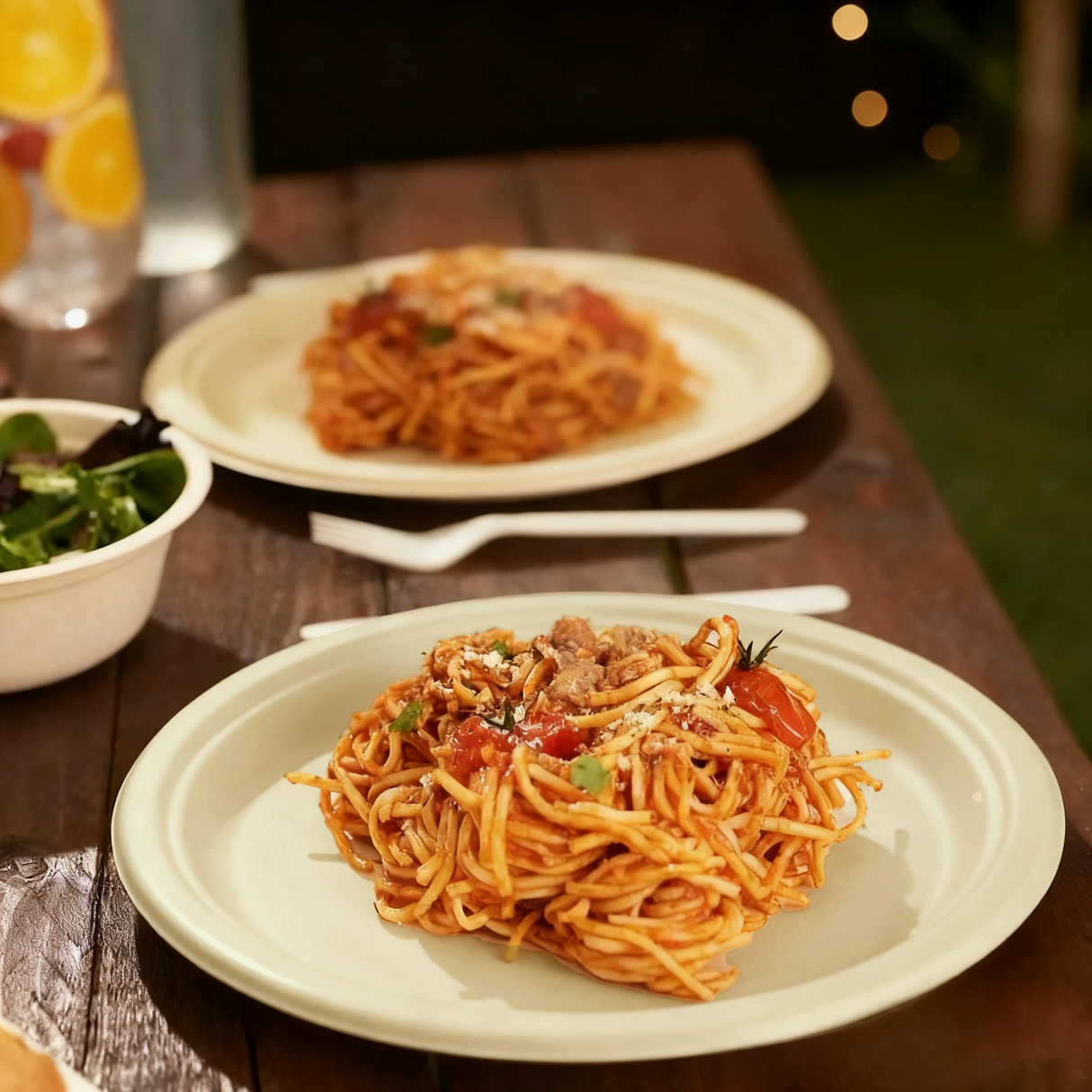 [500ct] 9" Compostable  Bagasse  Plates | Round | Natural