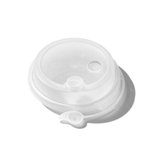 [1,000 ct] PP Plastic Sipper Dome Lids | 90 mm | Clear