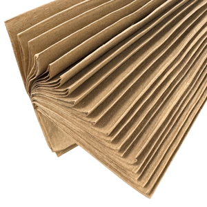 [6,000ct] 12" x 13" 1-Ply Interfold Napkins | 1/6 Fold | Kraft
