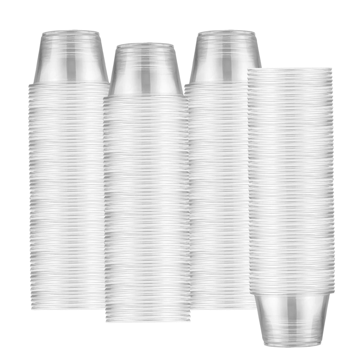 [2,000ct] 4 oz PP Plastic Portion Cups with PET Lids| Clear