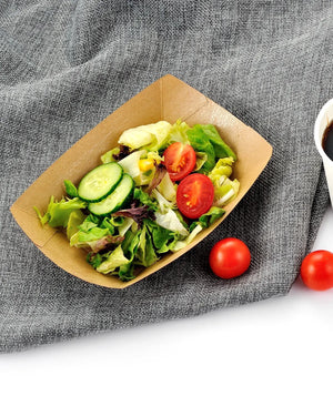 [500ct] 3lb Kraft Paper Food Trays