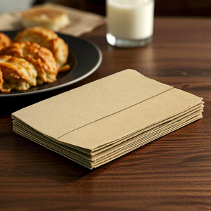 [6,000ct] 12" x 13" 1-Ply Interfold Napkins | 1/6 Fold | Kraft