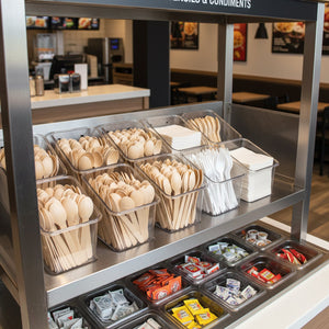 [1,000ct] 6.3" Compostable Wooden Spoon without wax | Brown