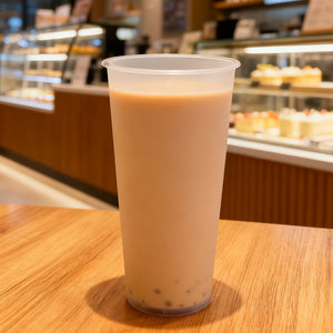 [500 ct] 24oz Tall Premium PP Cups | 90 mm | White frosted