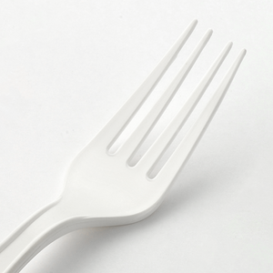 [1,000 ct] PP Plastic Extra Heavy Weight  Forks | White