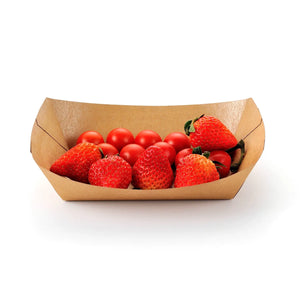 [500ct] 5lb Kraft Paper Food Trays
