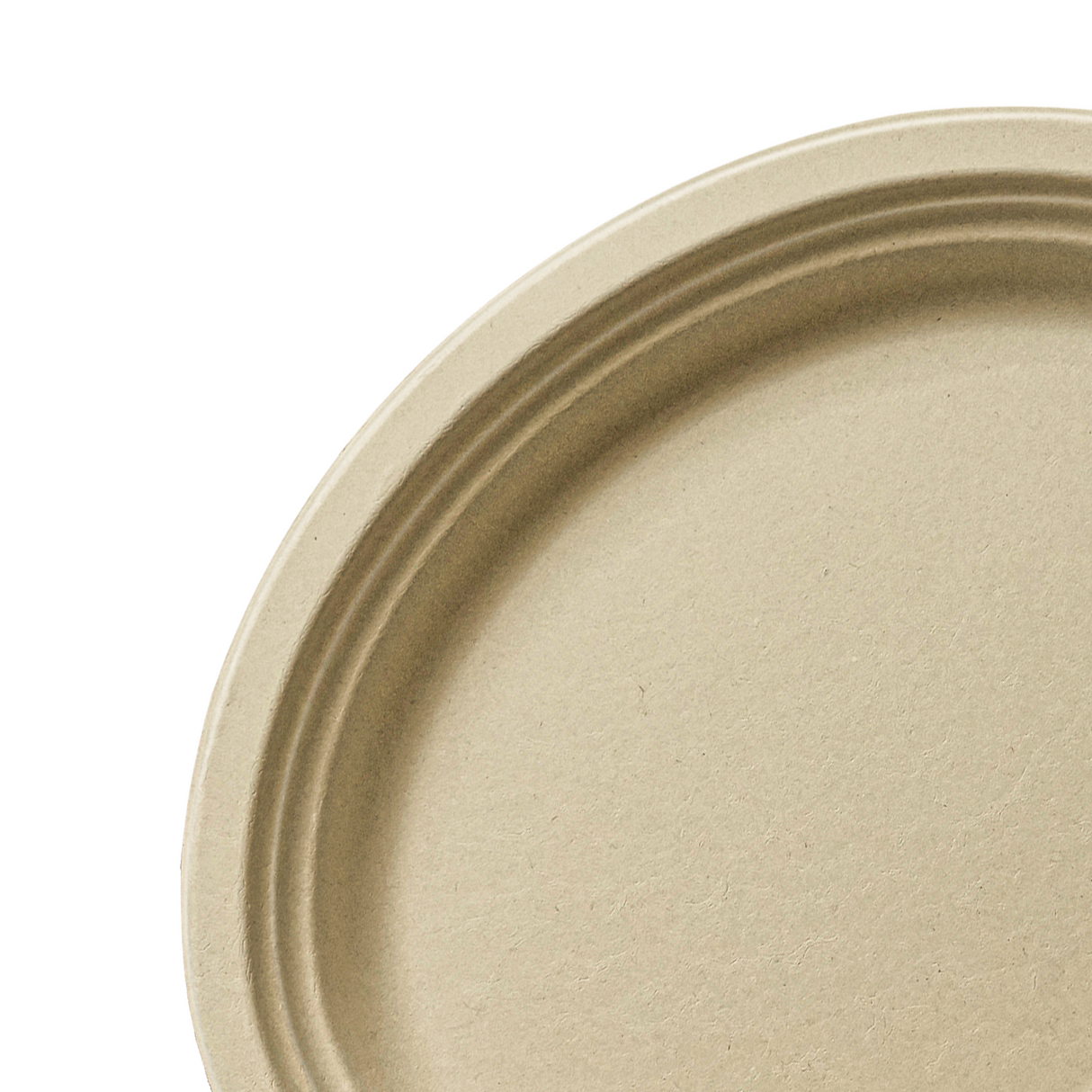 [500ct] 12.5" x 10" Compostable Bagasse Plates | Oval | Natural