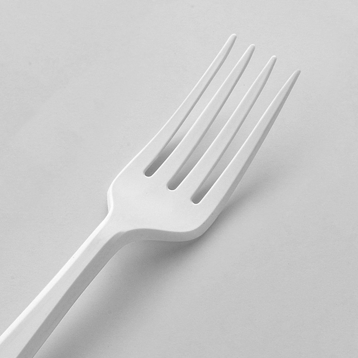 [150ct] Compostable PLA Heavy Weight Forks | Whtie