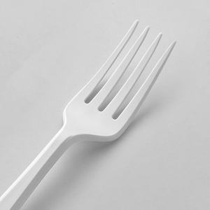 [150ct] Compostable PLA Heavy Weight Forks | Whtie