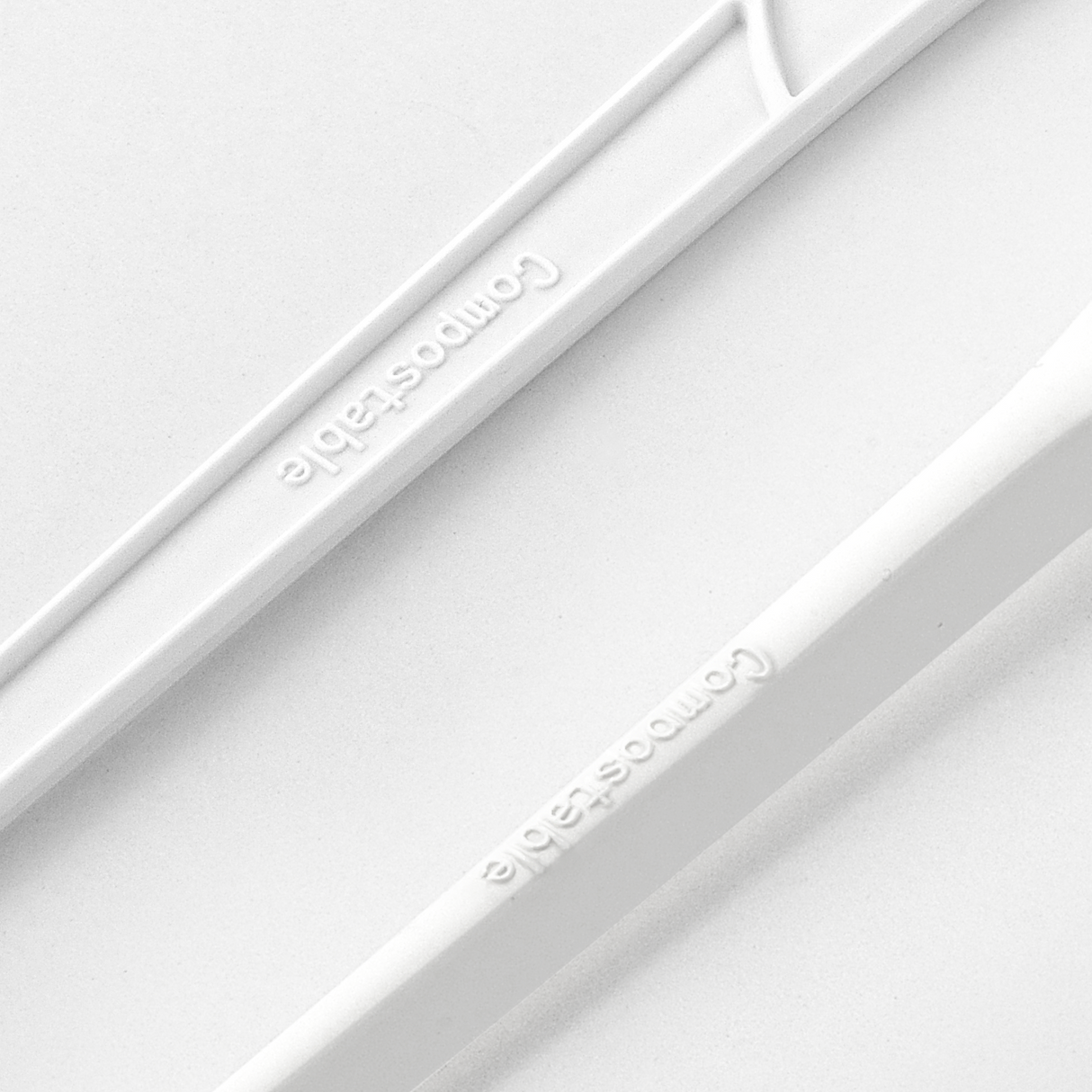 [250ct] PLA Heavy Weight Cutlery Kits (Knife, Fork, Napkin) | White
