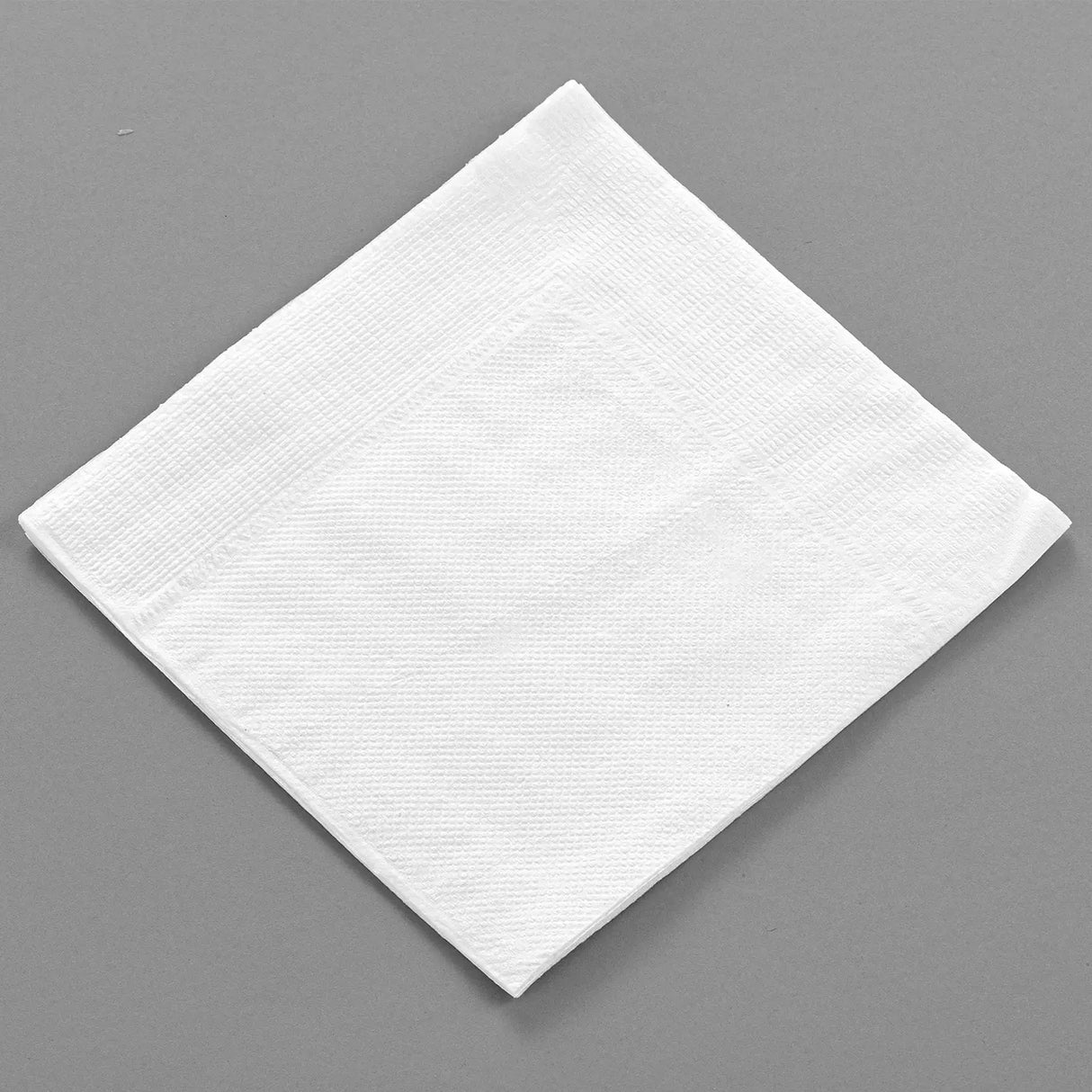 [4,000ct] 9" x 9" 1-Ply Beverage Napkins | 1/4 Fold | White