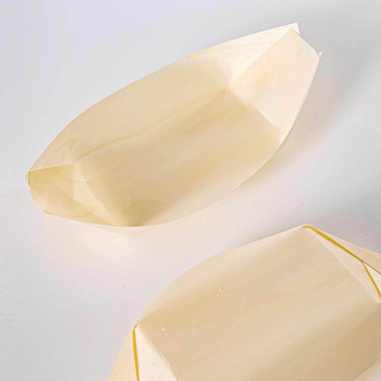 [1,000ct] 8" Disposable Wooden Food Boat | Brown