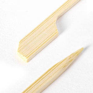 [5,000ct] 3.9" Bamboo Paddle Food Skewers |  Brown