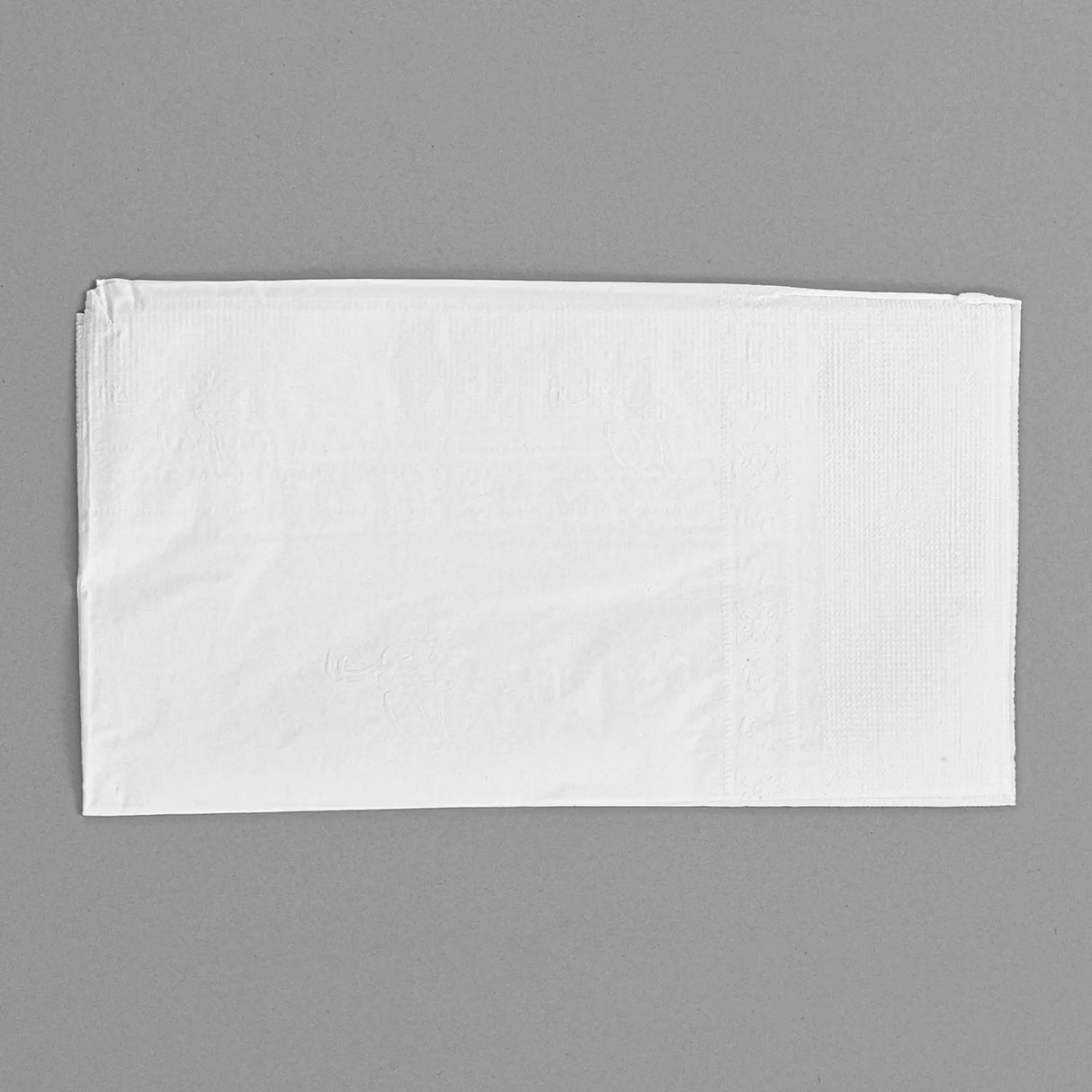 [3,000ct] 15" x 17"  2-Ply Dinner Napkins | 1/8 Fold | White