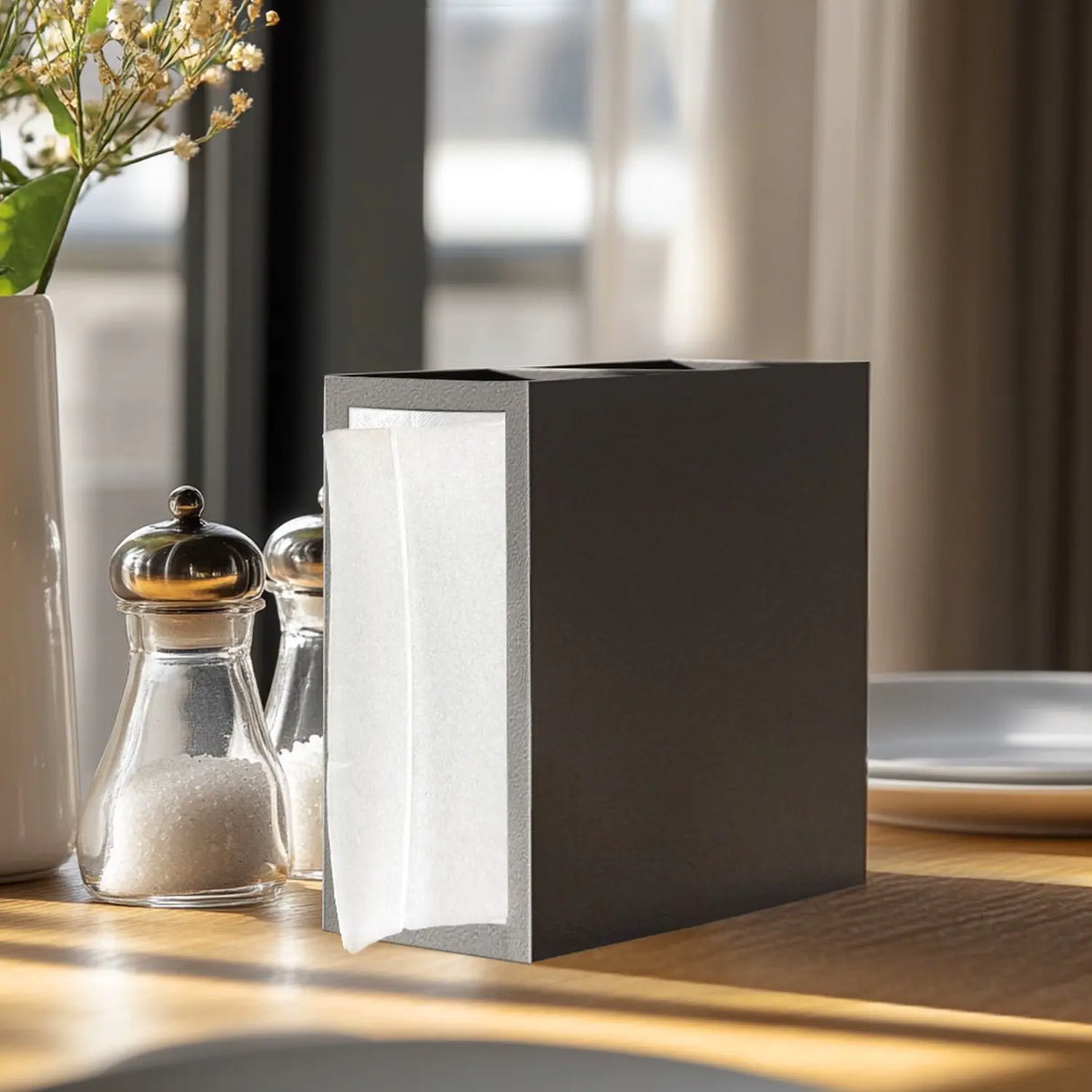 [9,000ct] 7" x 13.4"  1-Ply Napkins | Tall-Fold | 1/6 Fold | White