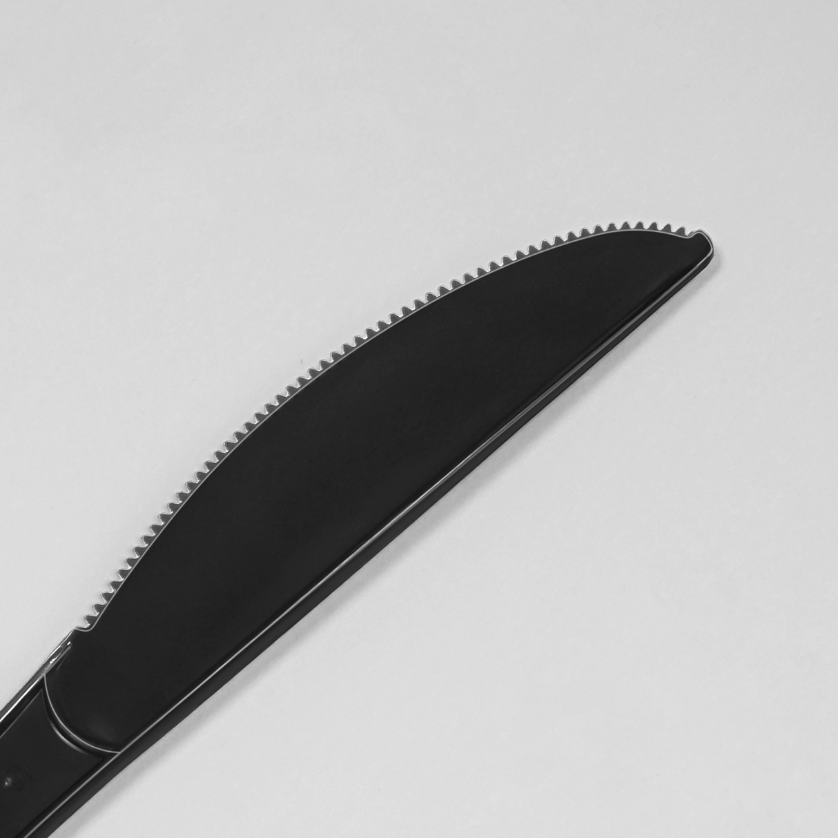 [1,000ct] PP Plastic Heavy Weight Knives | Black