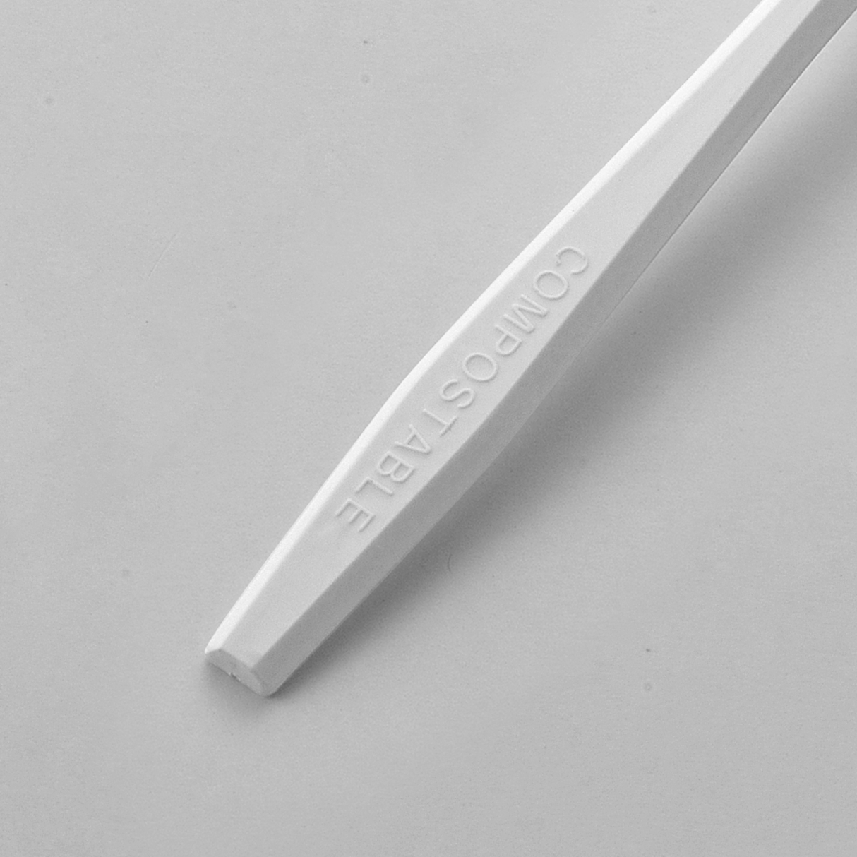 [150ct] Compostable PLA Heavy Weight Forks | Whtie