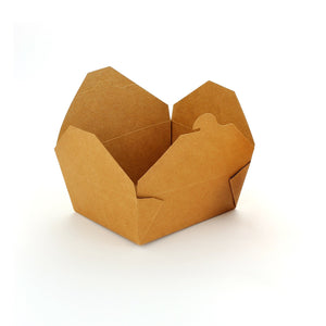[200ct] 30oz Kraft Paper Take-Out Boxes