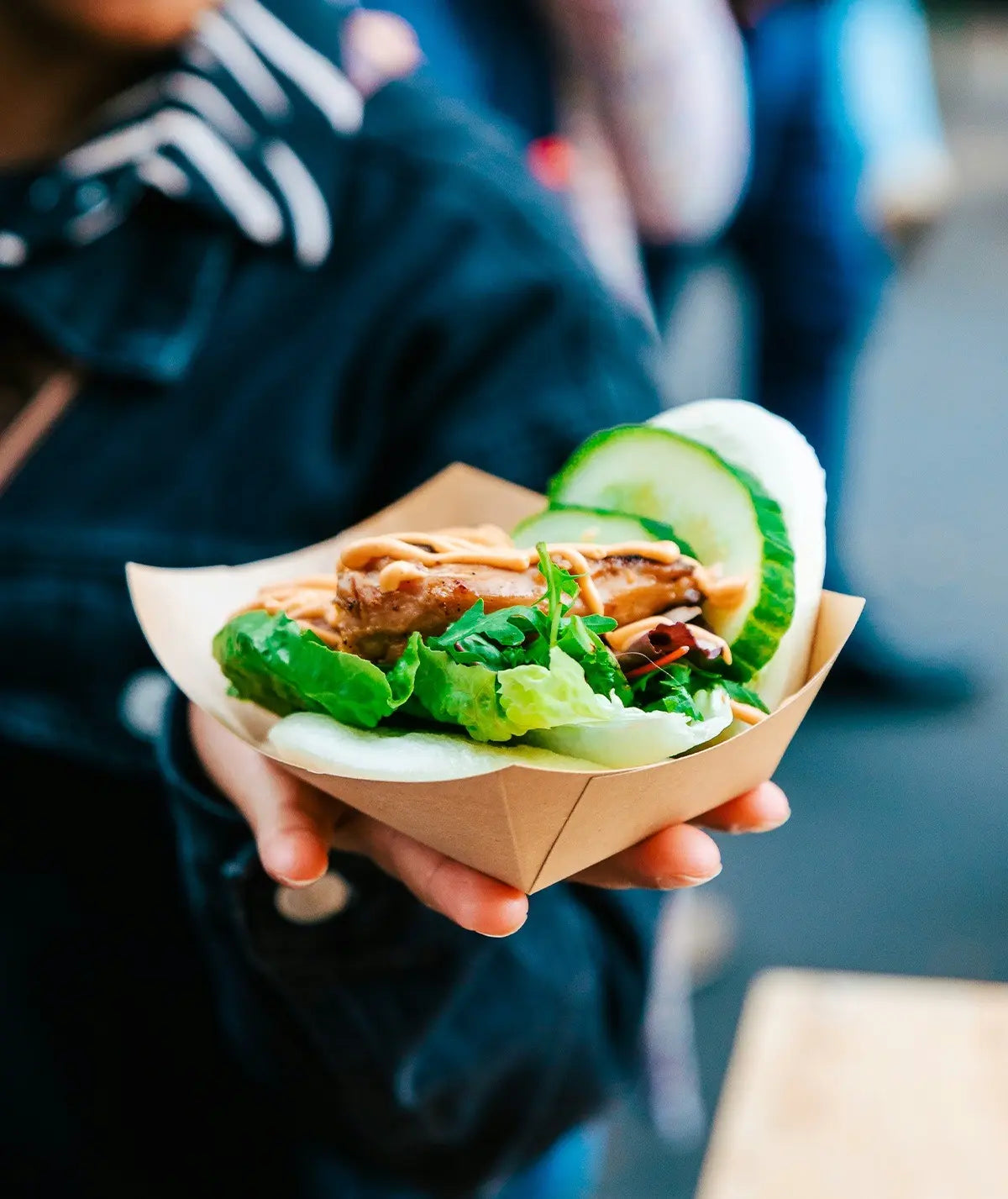 [1,000ct] 2lb Kraft Paper Food Trays