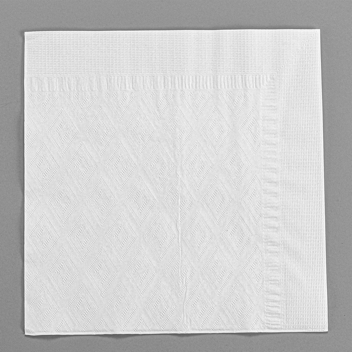 [4,000ct] 17" x 17" 1-Ply Dinner Napkins | 1/4 Fold | White