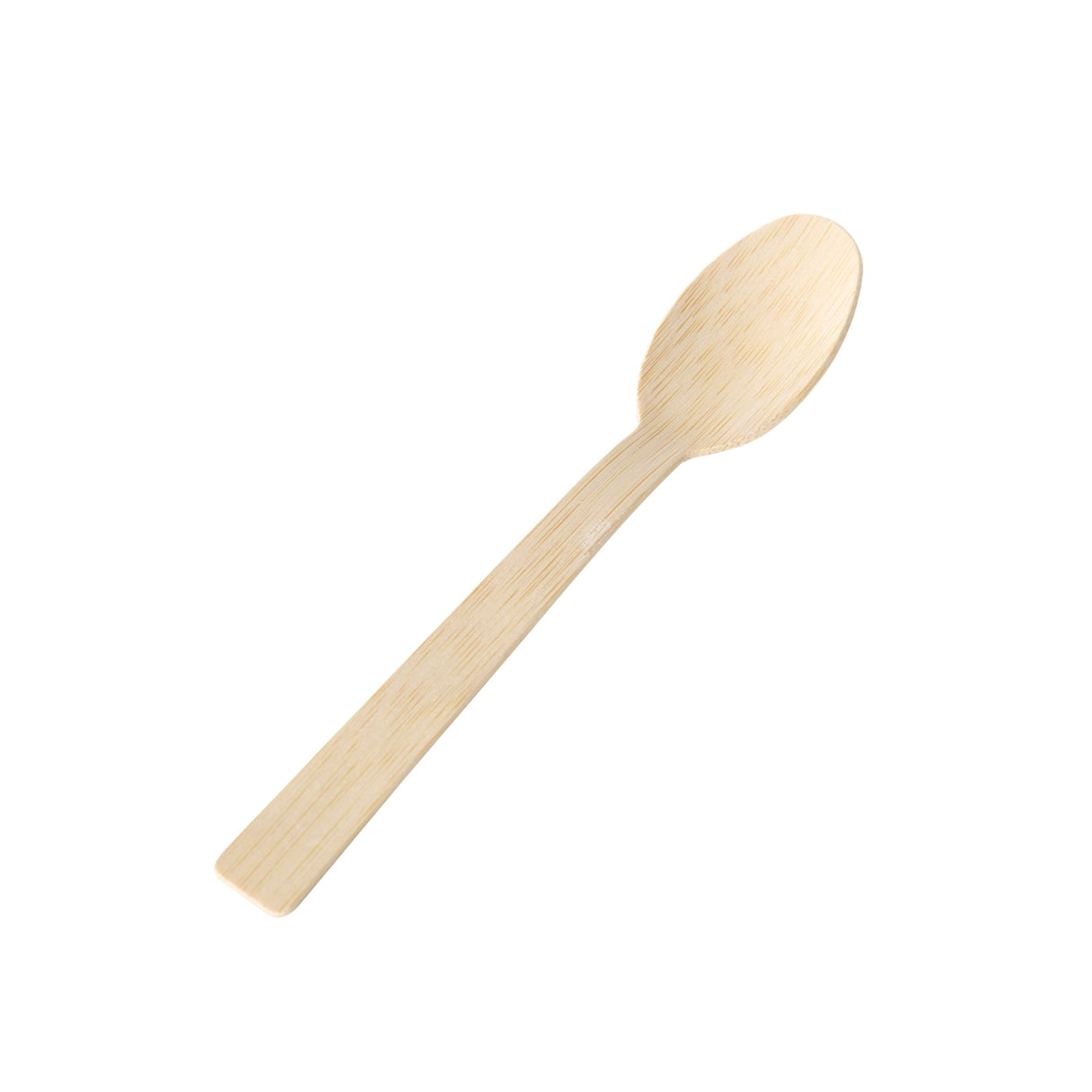 [1,000ct] 6.7" Compostable Bamboo Spoon | Brown