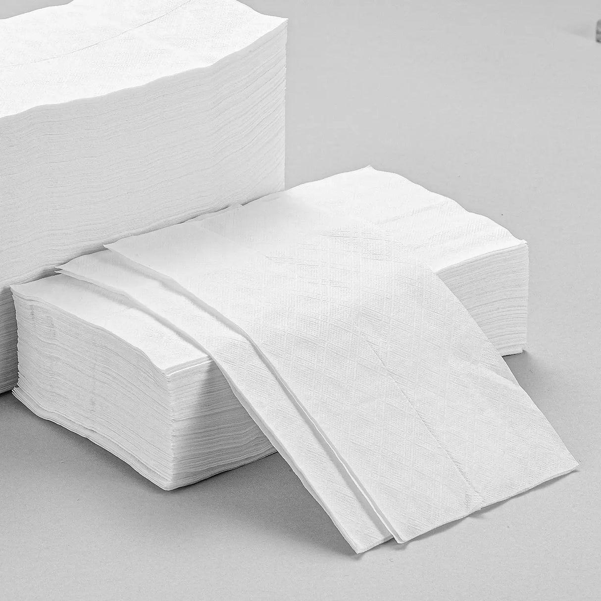 [9,000ct] 7" x 13.4"  1-Ply Napkins | Tall-Fold | 1/6 Fold | White